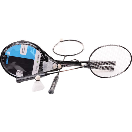 Set da badminton attivo sportivo Johntoy con navette per 2 giocatori