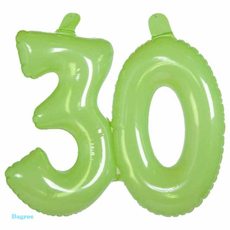 Numero di inflazione 30 calce trasparente