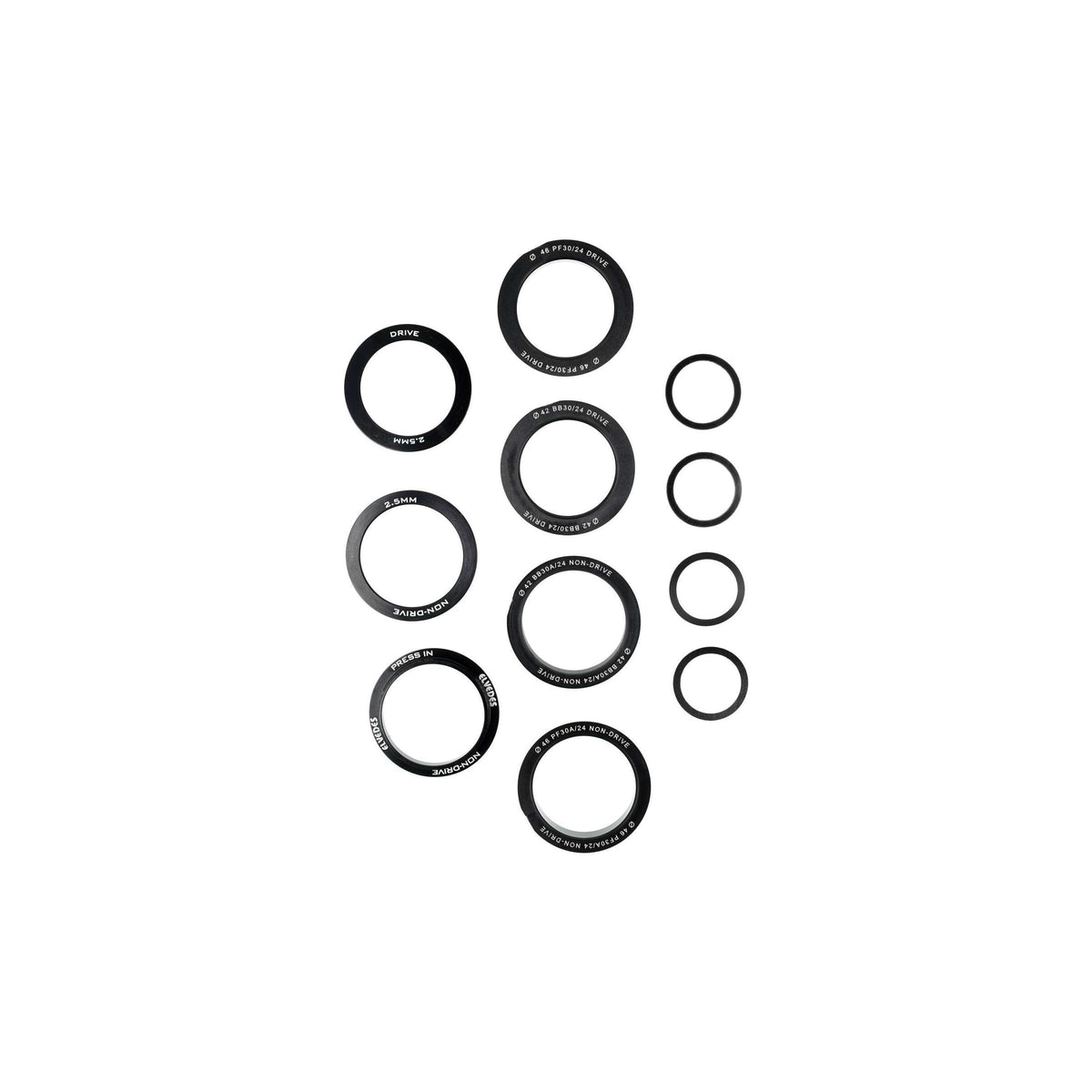 Set di cuscinetti ploadet Elvedes Twist Fit BB30