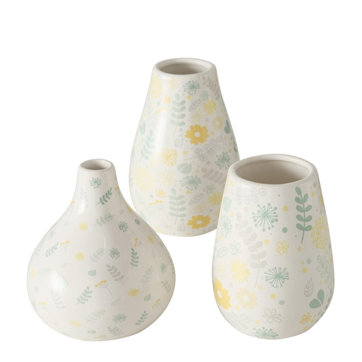 Boltze home vaso linga ø8xh14 bianco