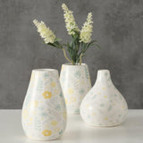 Boltze home vaso linga ø8xh14 bianco