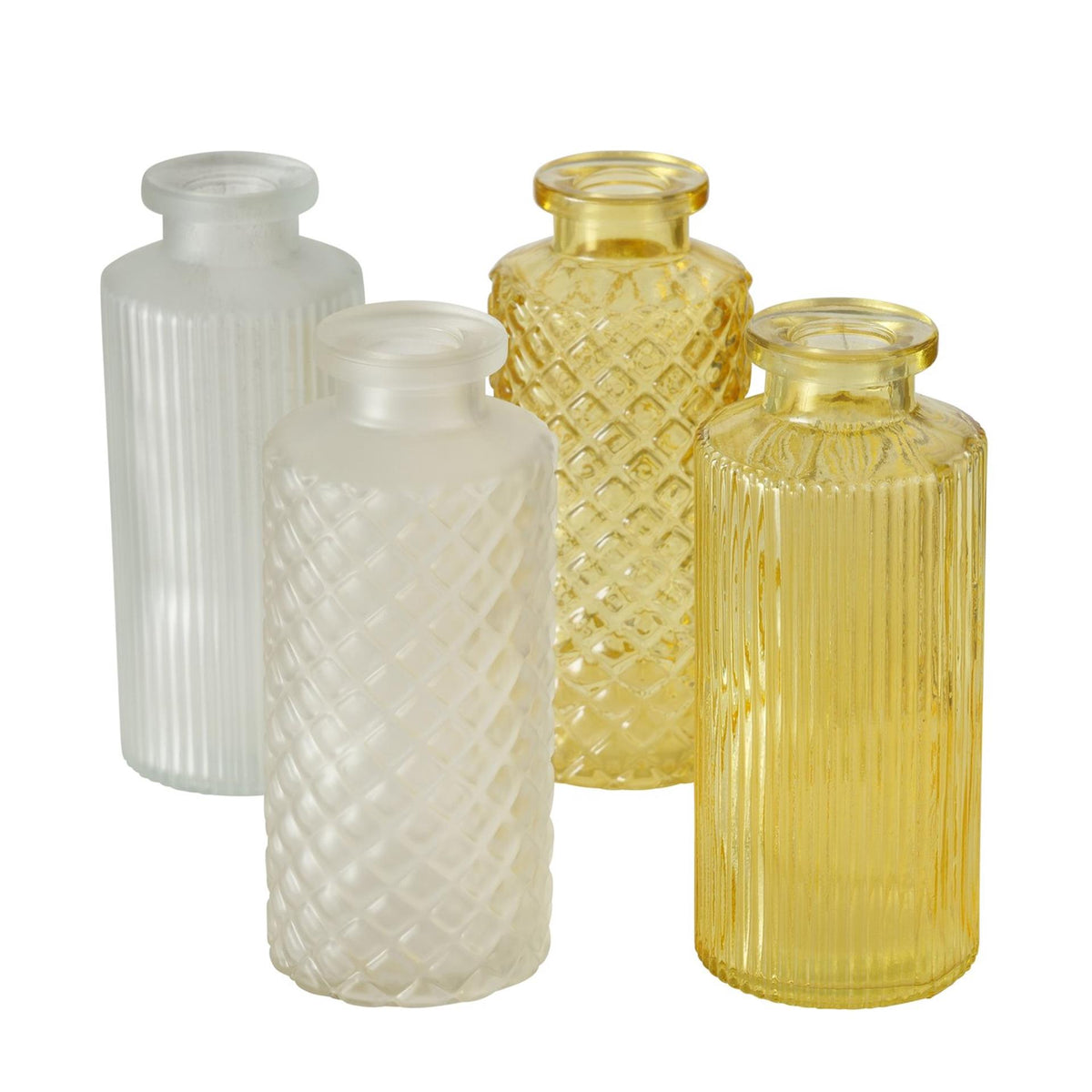 Boltze Home Vaso Panja Set da 4 pezzi ã˜6xh14cm