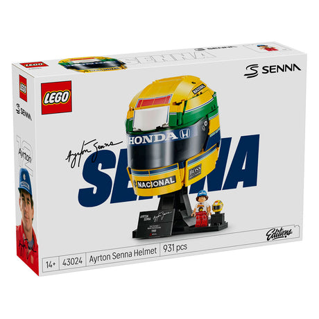 Lego editions helm van ayrton senna f1 auto helm bouwpakket voor kinderen en tieners 43024