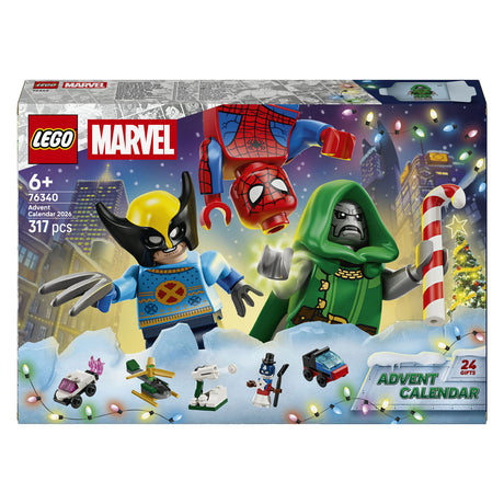 Lego ǀ marvel adventskalender 2026 superheld speelgoed voor kinderen 76340
