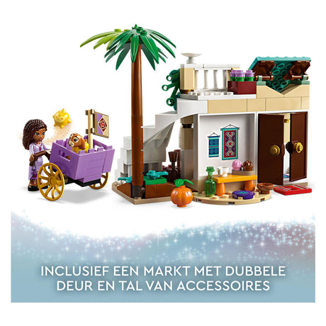 Set dei desideri per bambole Lego Disney Wish Asha in the City Rosas - 43223