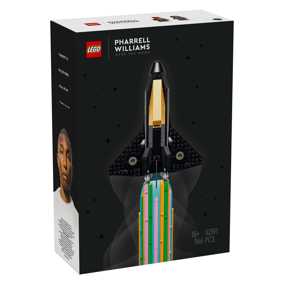 Icone Lego 10391 Sulla Luna con Pharrell Williams