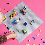 Pannello da costruzione LEGO Classic grigio 48x48 11024