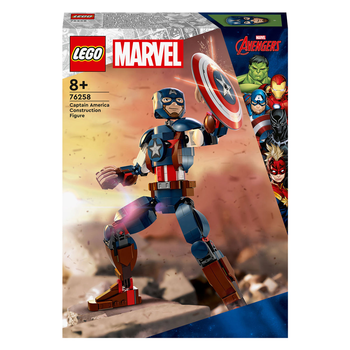 LEGO Super Heroes 76258 Personaggio da costruzione di Capitan America
