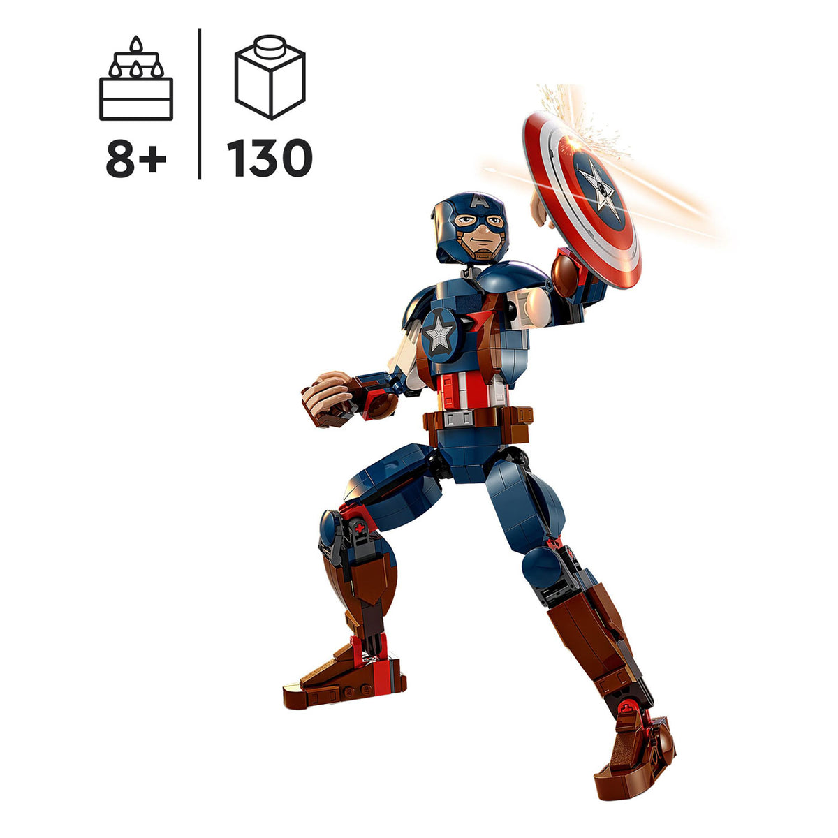 LEGO Super Heroes 76258 Personaggio da costruzione di Capitan America