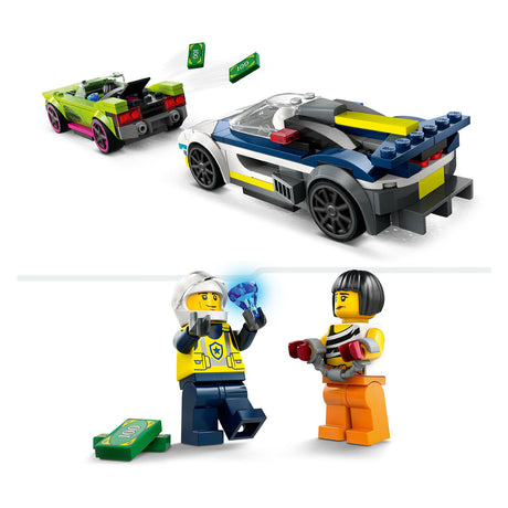 Auto della polizia Lego e inseguimento ad alta velocità - 60415