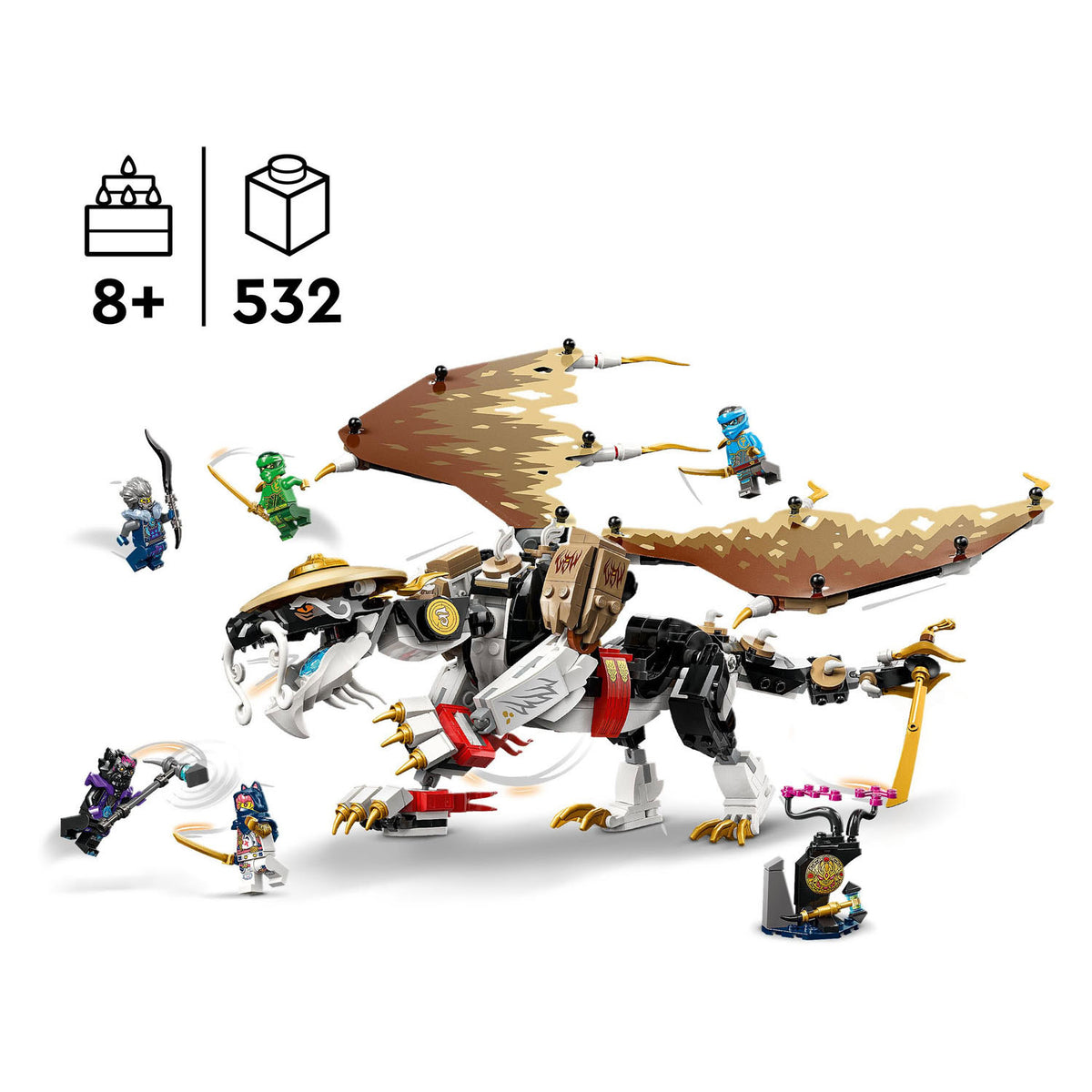 Lego Ninjago 71809 livella il maestro drago