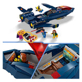 Lego Marvel - X-Men X-Jet giocattolo costruibile (76281)