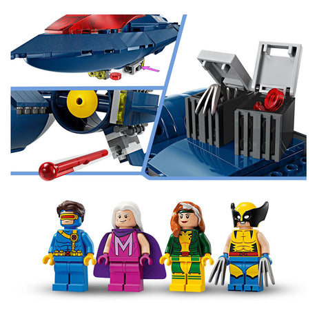Lego Marvel - X-Men X-Jet giocattolo costruibile (76281)