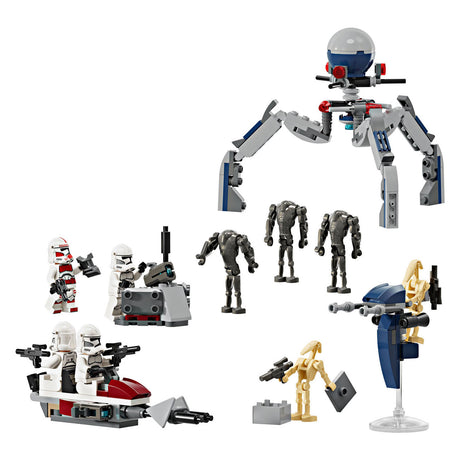Pacchetto battaglia Lego Star Wars Clone Trooper™ Battle Droid™ - 75372