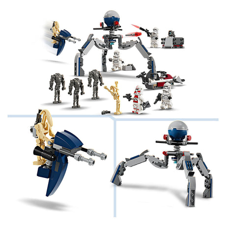 Pacchetto battaglia Lego Star Wars Clone Trooper™ Battle Droid™ - 75372