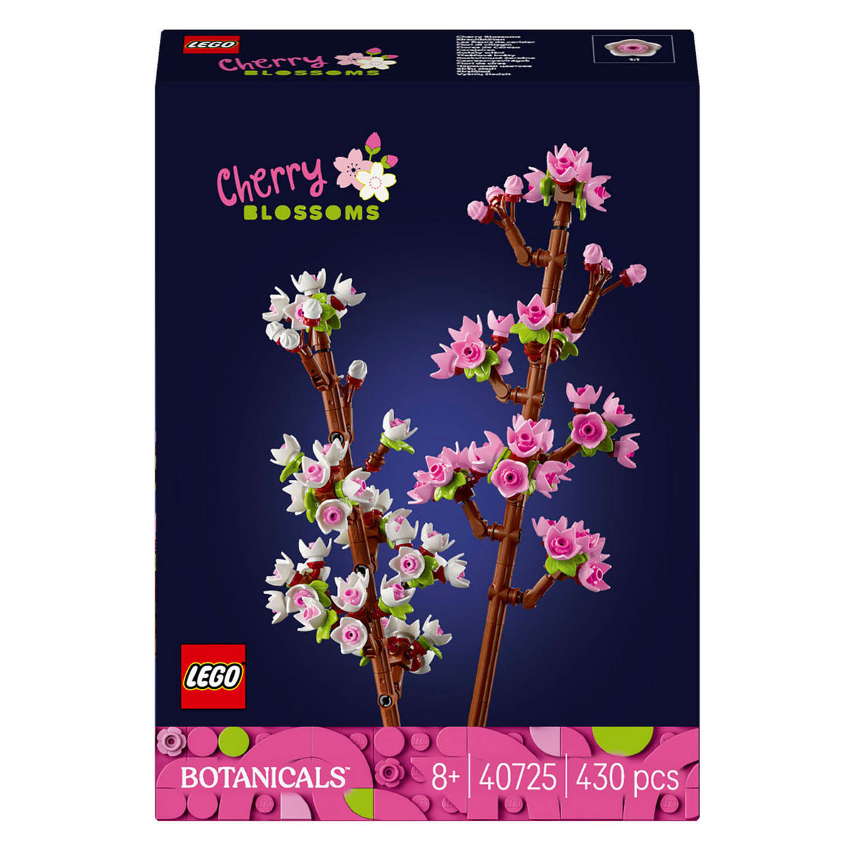 Lego iconico fiore di ciliegio - collezione botanica - 40725