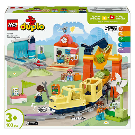 Lego Duplo Town 10428 grande treno di quartiere interattivo