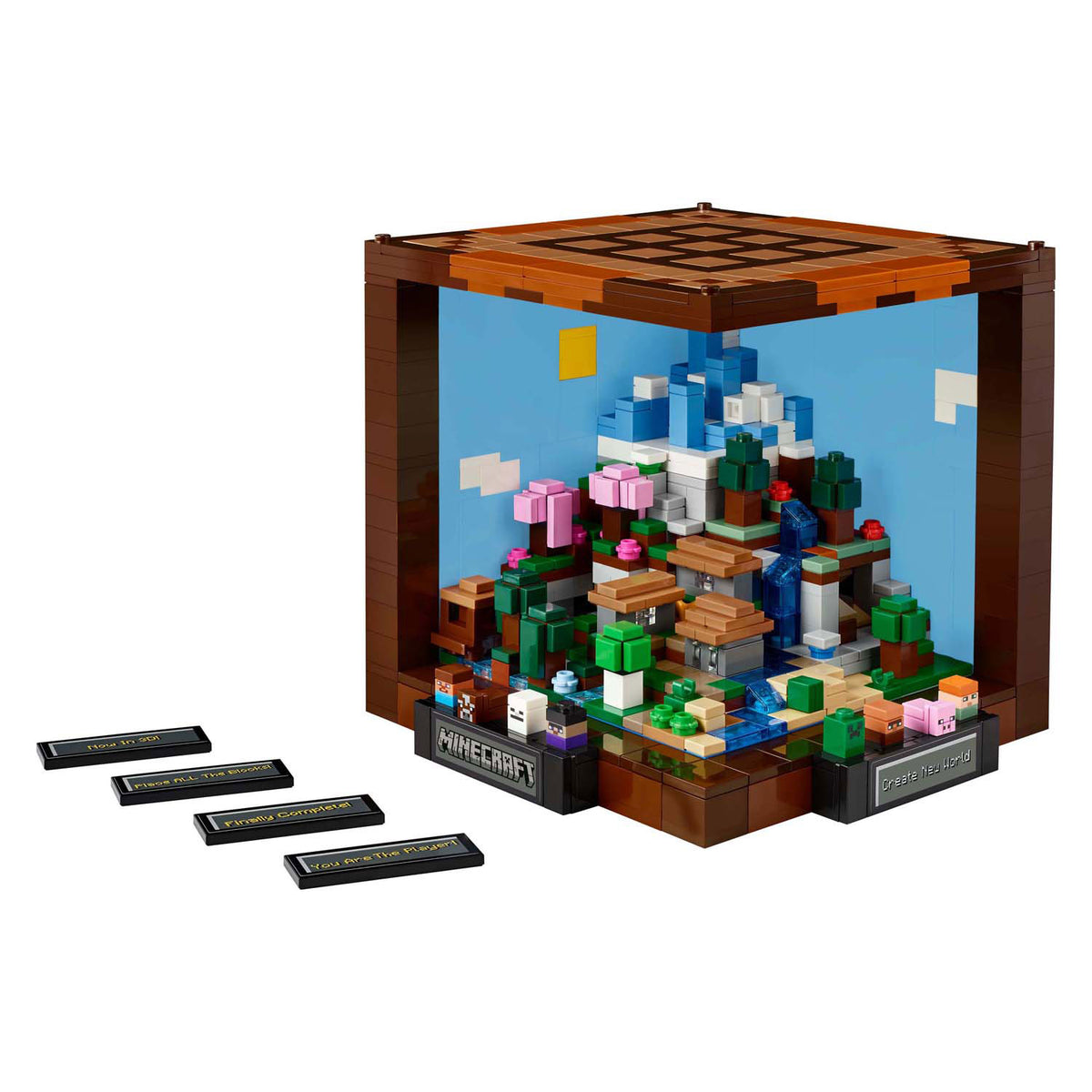 Lego minecraft 21265 il banco da lavoro