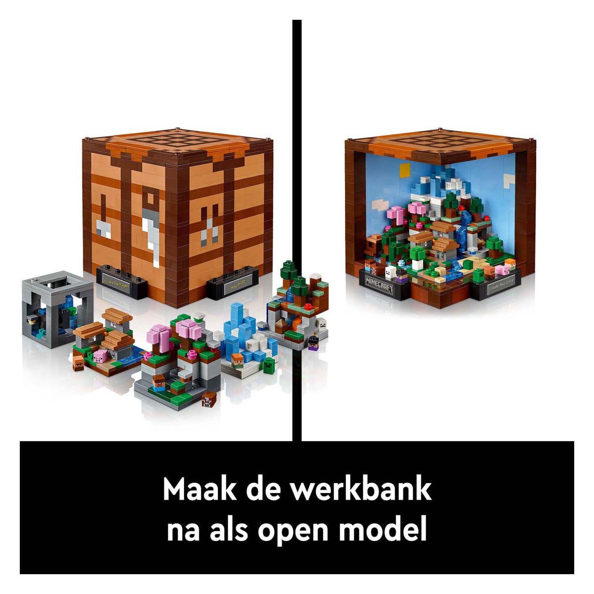 Lego minecraft 21265 il banco da lavoro