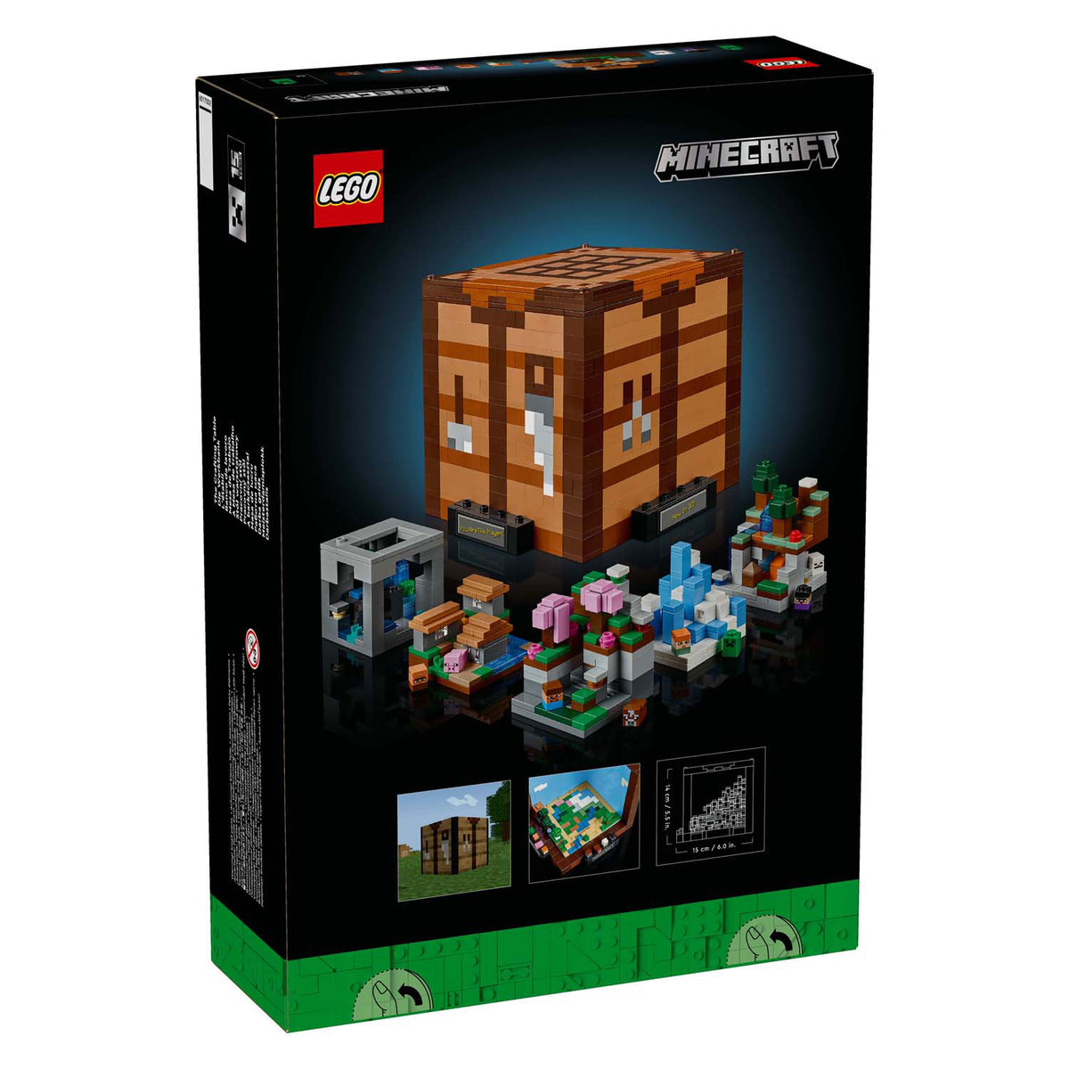 Lego minecraft 21265 il banco da lavoro