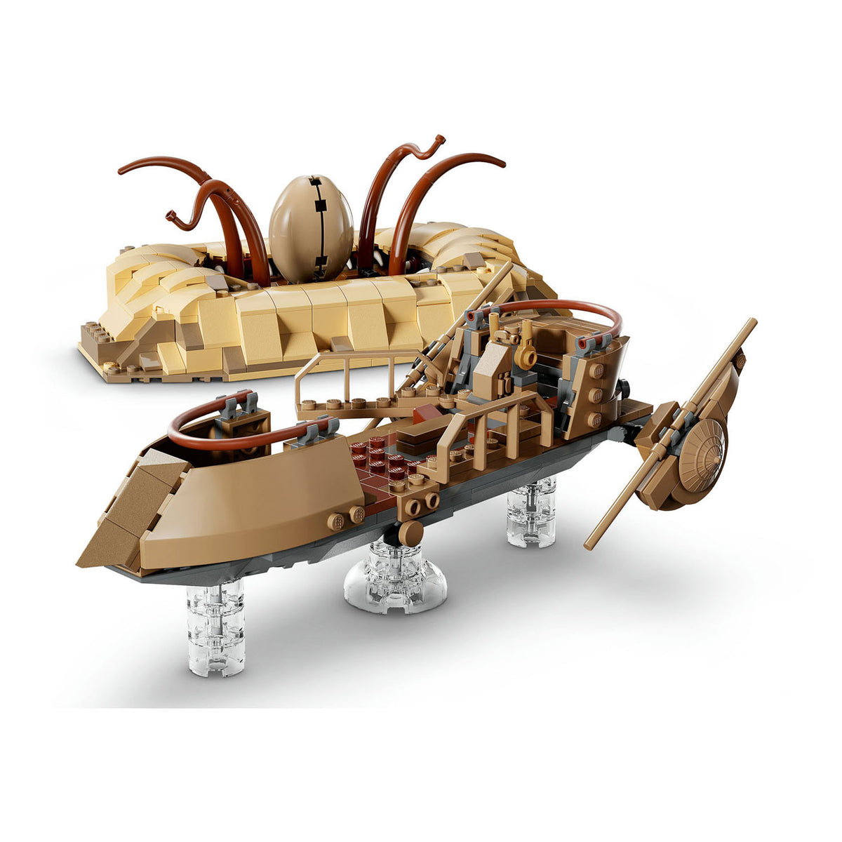 Lego Star Wars 75396 skiff del deserto e pozzo del sarlacc