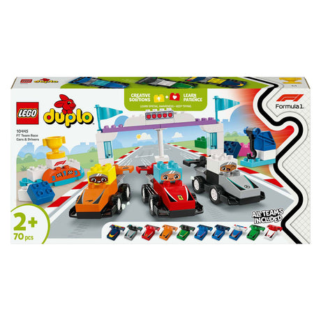 Lego Duplo Town 10445 Auto da corsa e piloti del Team F1