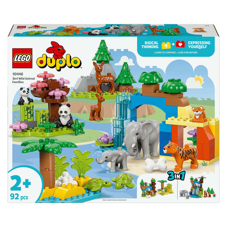 Lego Duplo Town 10446 Famiglie di animali selvatici 3 in 1