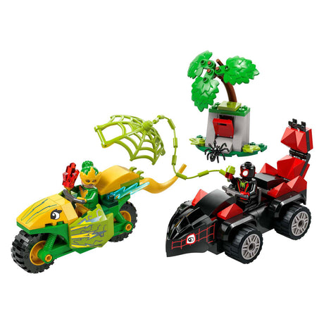 Lego Spidey 11198 Inseguimento di ragni ed elettro con veicoli di dinosauri