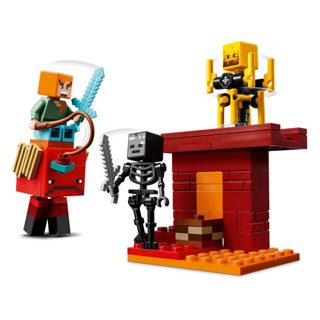 Lego Minecraft la battaglia della lava nel nether per bambini - 21266