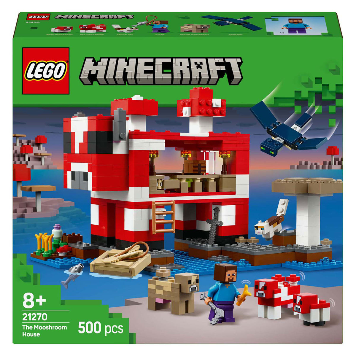 Lego Minecraft la casa del mooshroom - 21270