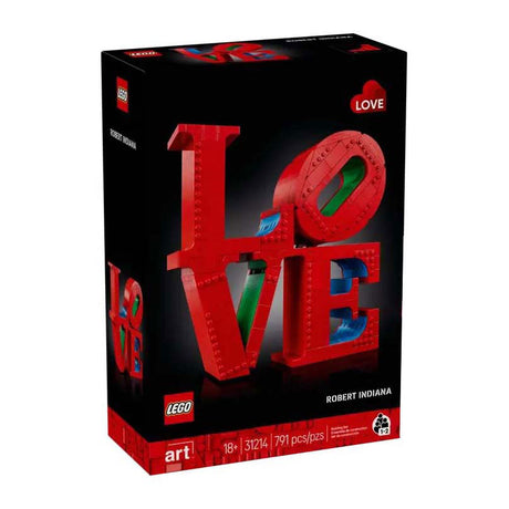 Kit da costruzione Lego Art Love, decorazione per accessori per la casa, per adulti, regalo di San Valentino - 31214