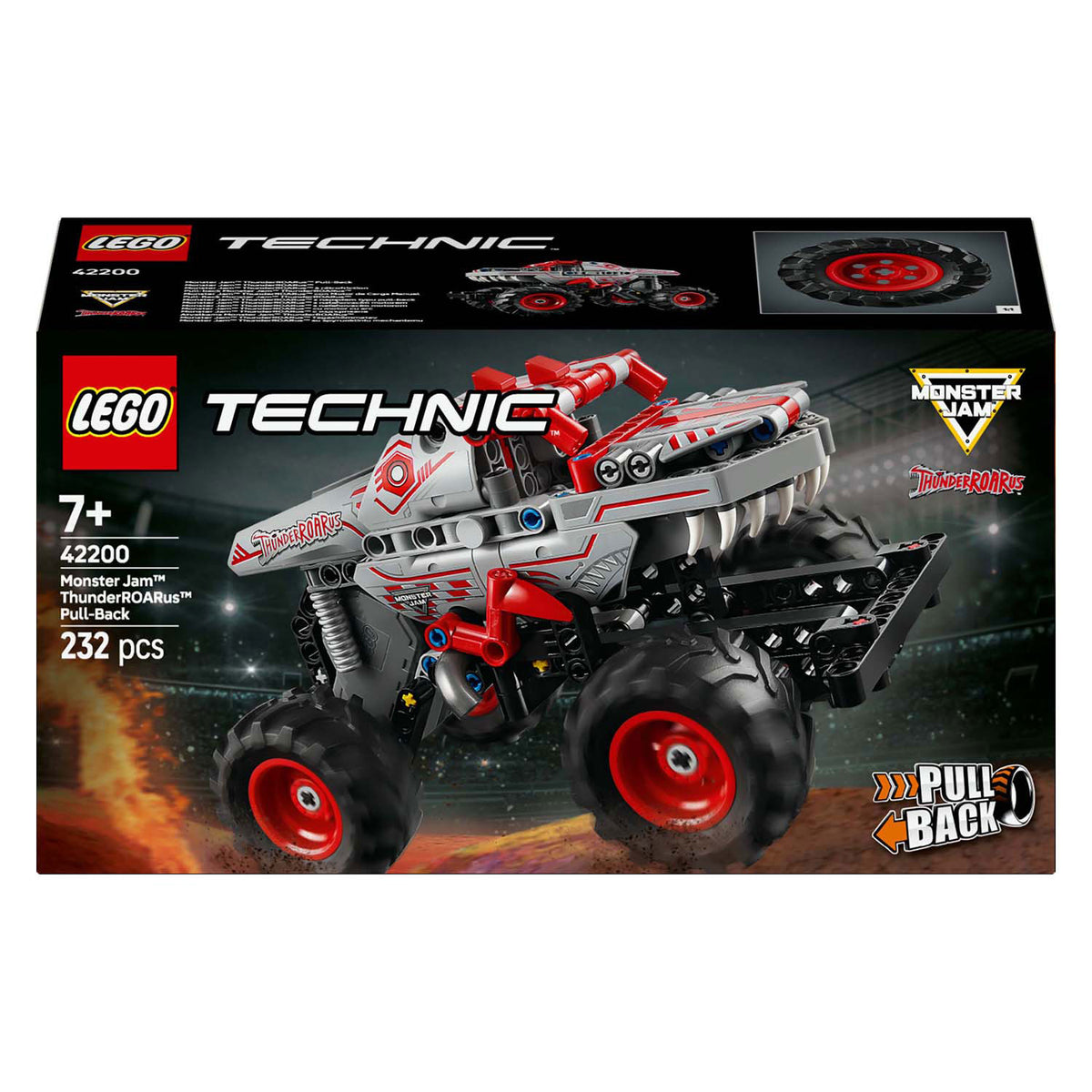 Camion pull-back Lego Technic Monster Jam™ Thunderroarus™ - 42200