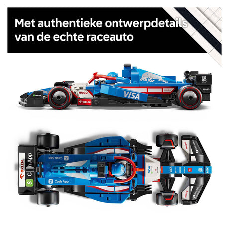 Set di auto da corsa F1 Lego Speed Champions Visa Cash App RB VCarb 01 - 77246