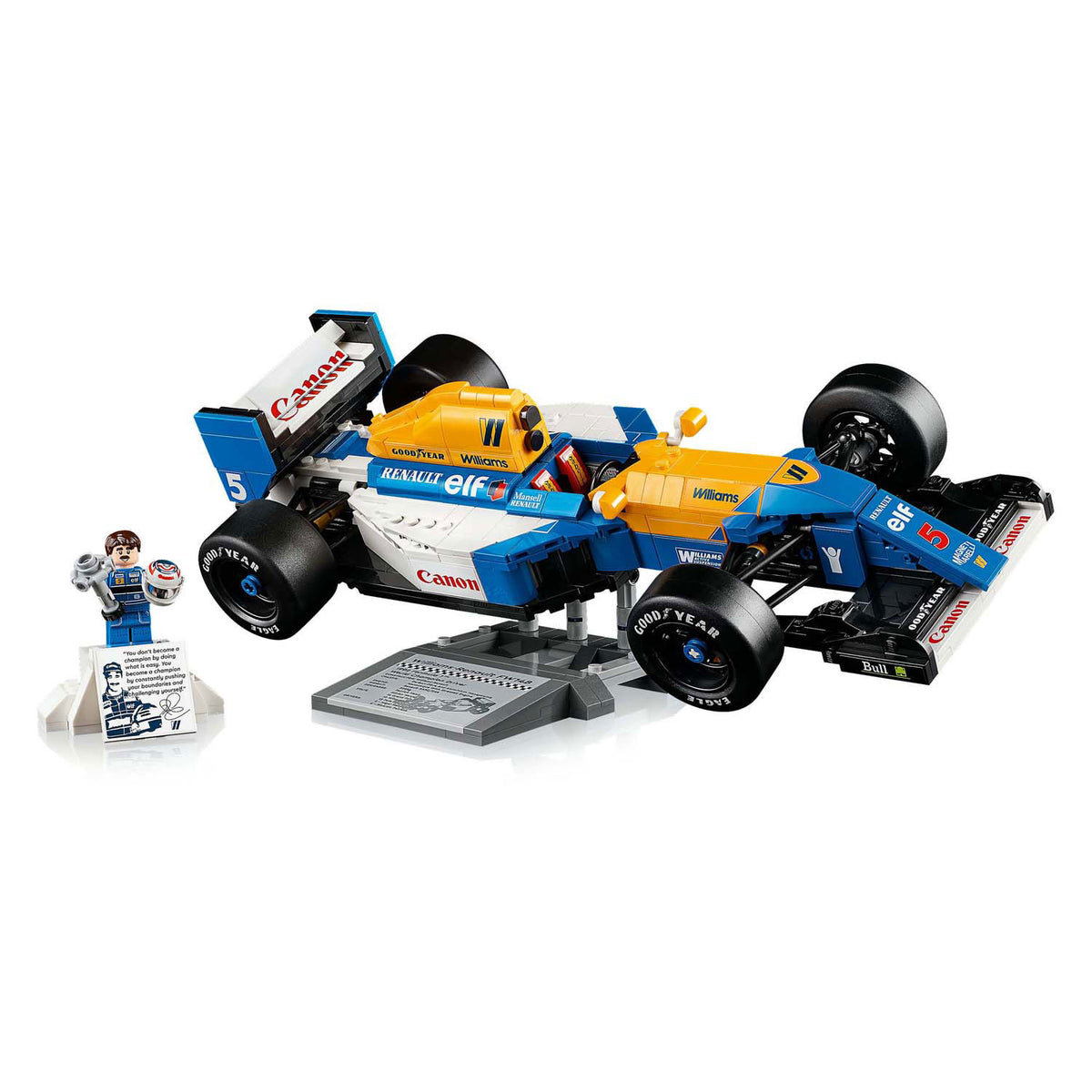 Lego Icons Williams Racing FW14B E Nigel Mansell Auto Di Formula 1 - 10353