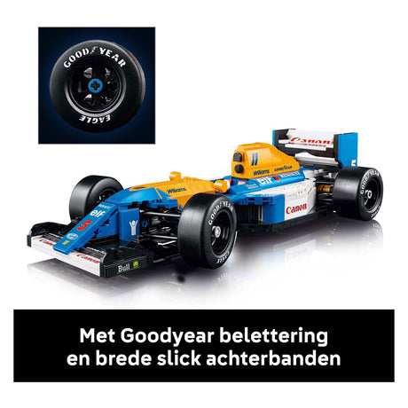 Lego Icons Williams Racing FW14B E Nigel Mansell Auto Di Formula 1 - 10353