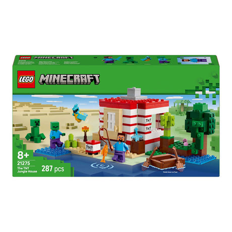 Lego ® Minecraft® The TNT Jungle House, set di videogiochi - 21275