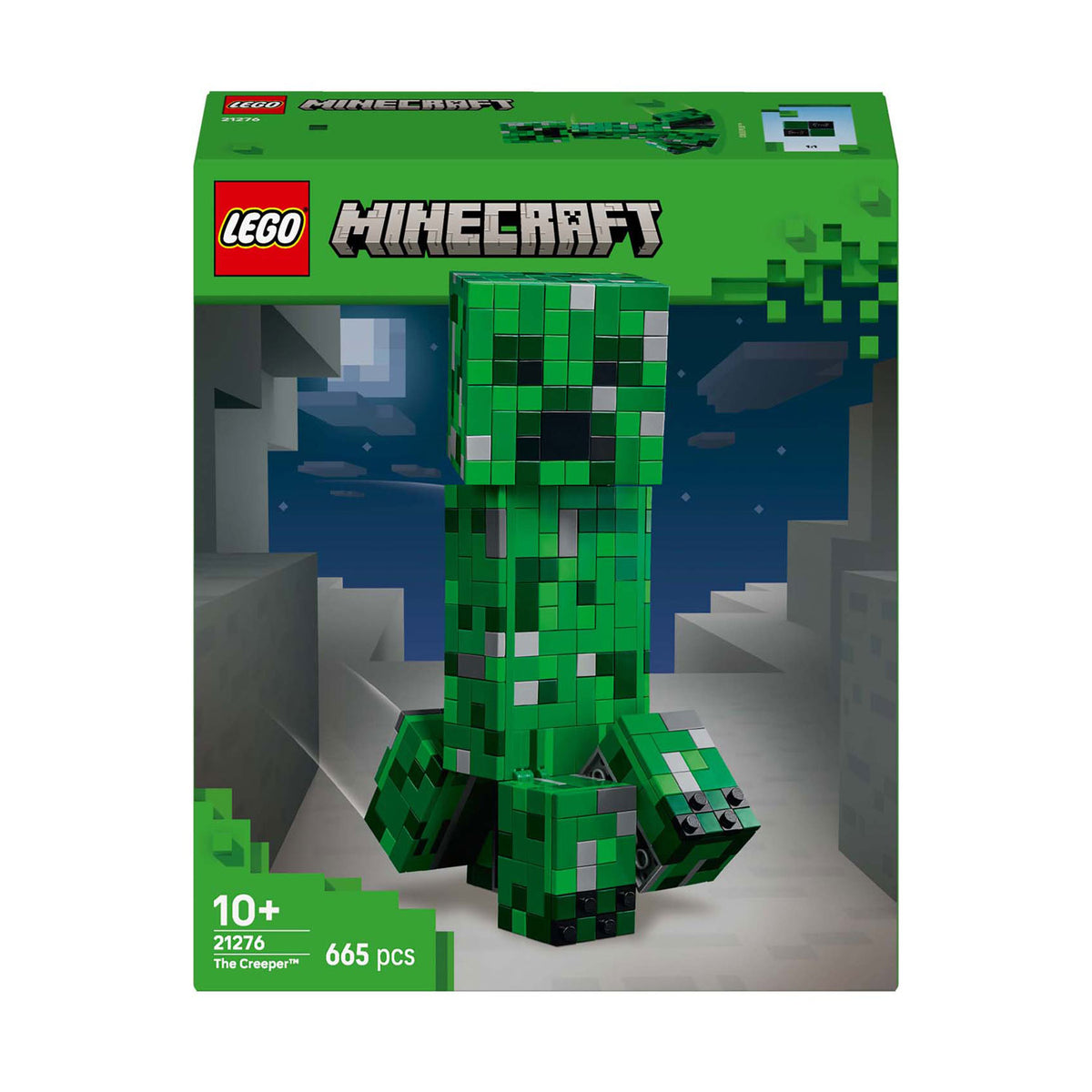 Kit di costruzione dell'action figure del creeper Lego Minecraft - 21276