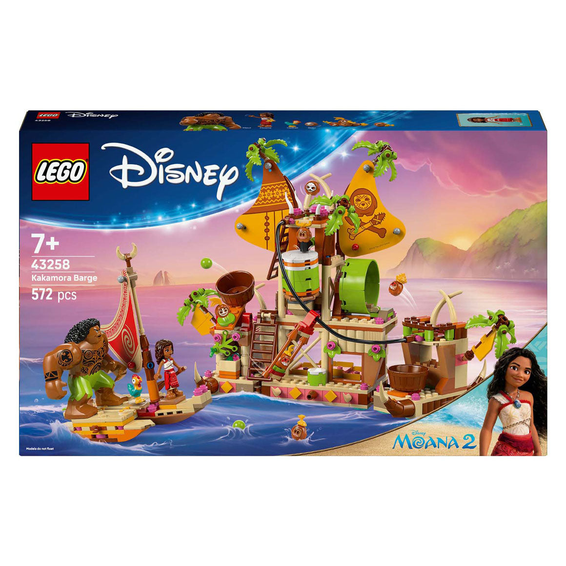 Lego Disney Vaiana 2 Barca Kakamora - 43258