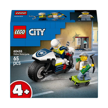 Inseguimento in città Lego ® sulla moto della polizia - 60455