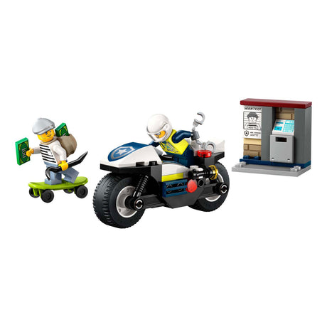 Inseguimento in città Lego ® sulla moto della polizia - 60455