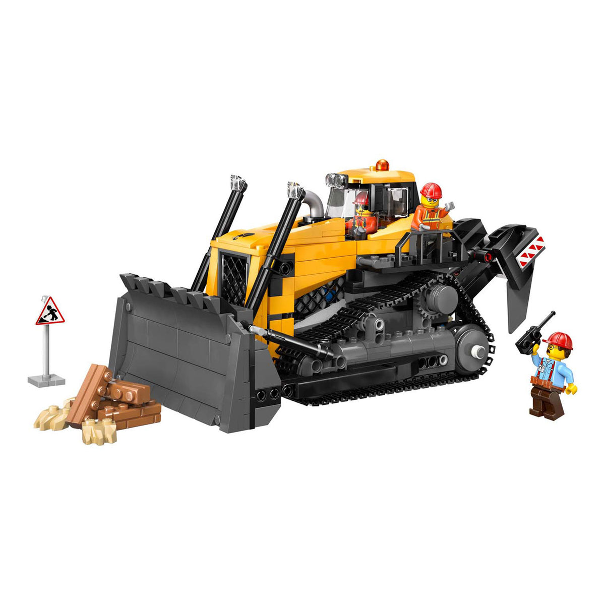 Bulldozer giallo LEGO® City, veicolo da cantiere - 60466