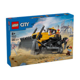 Bulldozer giallo LEGO® City, veicolo da cantiere - 60466