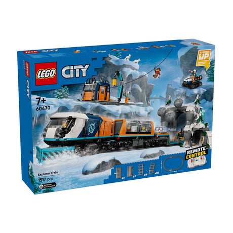 Lego City Treno di ricerca al Polo Nord giocattolo per veicoli - 60470