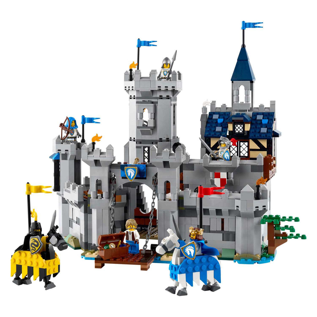 Castello medievale 3in1 LEGO® Creator con cavalieri a cavallo - 31168