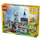 Castello medievale 3in1 LEGO® Creator con cavalieri a cavallo - 31168