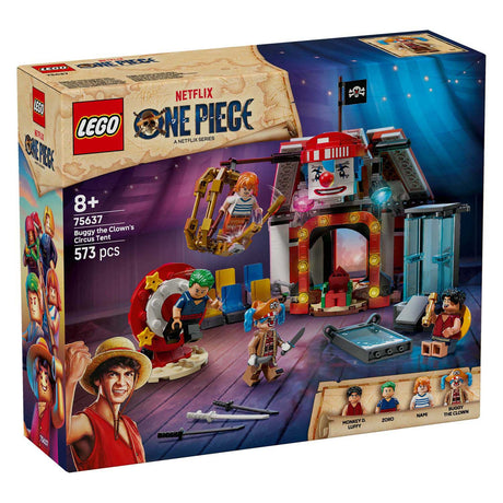 Set da costruzione del tendone da circo LEGO® One Piece con Buggy The Clown - 75637