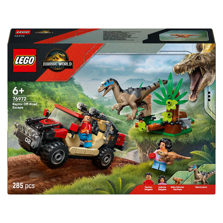Lego Jurassic World 76972 Fuga dall'Eaptor fuoristrada