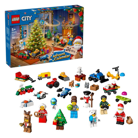 Calendario dell'avvento Lego City 2025 - regalo per bambini - 60475