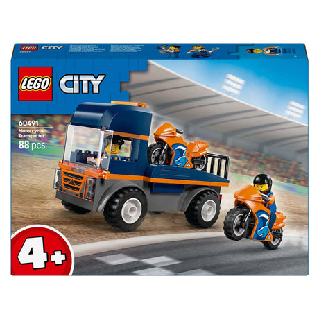 Lego city 60491 trasportatore di moto