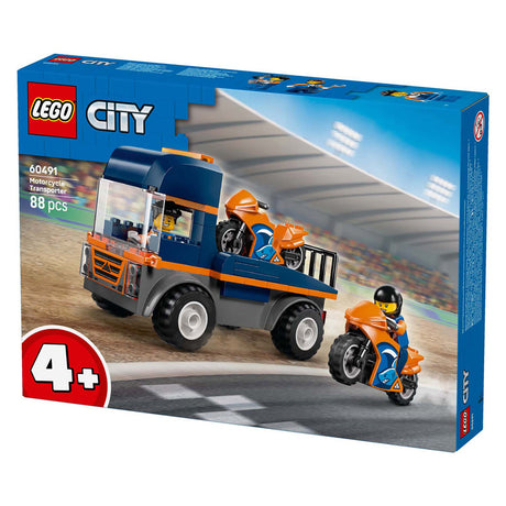 Lego city 60491 trasportatore di moto